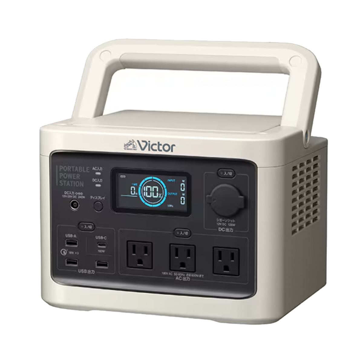 【Victor】ポータブル電源 BN-RF510 512Wh ミディアムモデル 蓄電池 停電 キャンプ
