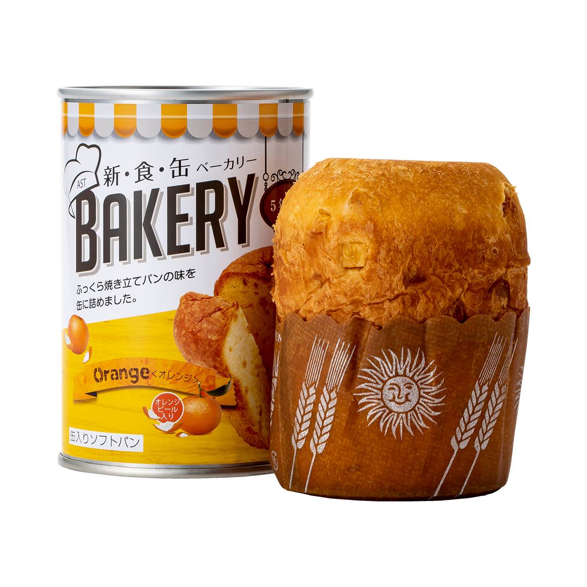 新食缶ベーカリー オレンジ アスト パン 非常食 保存食